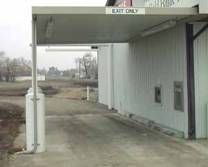 CARPORT ADDED TO EXISTING BUILDING